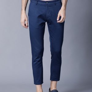 HIGHLANDER Slim Fit Men Blue Trousers