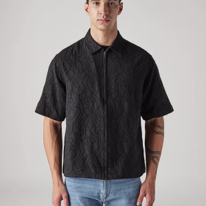 Men-Black-Embroidered-Shirt