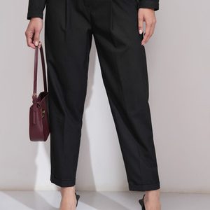 Tokyo Talkies Regular Fit Women Black Trousers