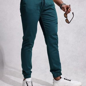 WROGN Regular Fit Men Green Trousers