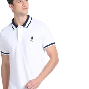 U.S. Polo Assn. Polo Collar Pure Cotton Slim Fit T-shirt