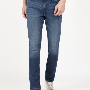 Lee Men Blue Bruce Skinny Fit Light Fade Stretchable Jeans Price