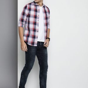 The Indian Garage Co Men Tartan Checked Casual Shirt Price