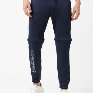 WROGN Men Navy Blue Slim Fit Joggers Price