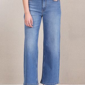 U.S. Polo Assn. Women Wide Leg High Rise Stretchable Jeans Price