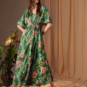 U.S. Polo Assn. Women Floral Print Fit And Flare Dress Price