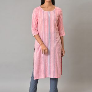 AURELIA Striped Cotton Kurta Price