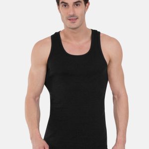 Jockey Men Super Combed Cotton Rib Racer Back Styling Gym Vest 9922 Price