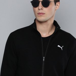 Puma Men Black Outdoor Ottoman Slim Fit Sporty Jacket Price