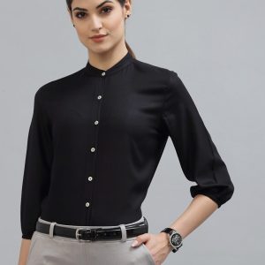 Style Quotient Women Black Classic Formal Shirt Price