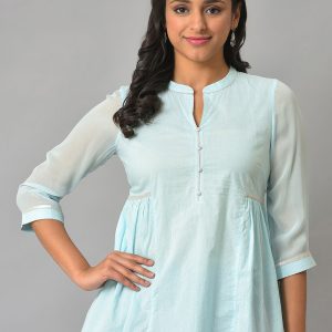 AURELIA Blue Band Collar Tunic Price