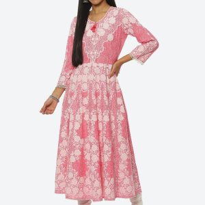 Rangriti Women Floral Printed Anarkali Kurta Price