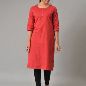 AURELIA Knee Length Straight Kurta Price