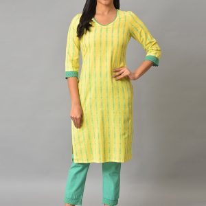 AURELIA Pure Cotton Ethnic Motifs Printed Kurta Price