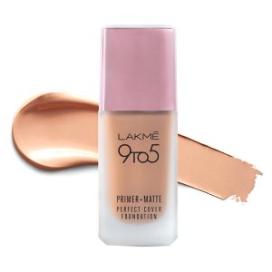Lakme 9 To 5 Primer And Matte Perfect Cover Foundation – Cool Rose C140 25 ml Price