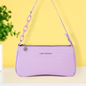 Lino Perros Women Purple Animal Printed PU Structured Shoulder Bag Price