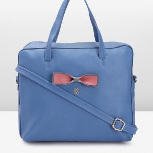 Baggit Structured Handheld Bag With Bow Detail Price