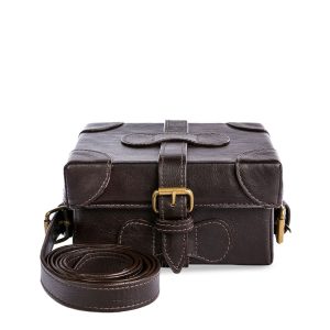 Hidesign Brown Leather Structured Satchel Price