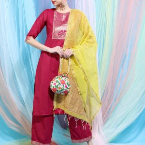 Vishudh Women Kurta Palazzo Set