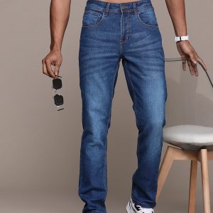 Roadster Slim Men Dark Blue Jeans